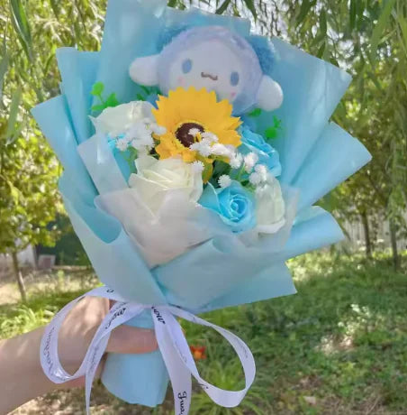 Dolls Flowers Bouquet Gifts