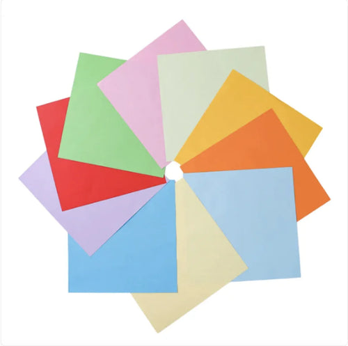 Colorful Handmade Origami Paper for Paper-Cut Cranes & Crafts