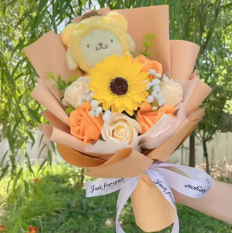 Dolls Flowers Bouquet Gifts